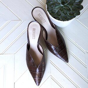 SCHUTZ Charla Brown Mules